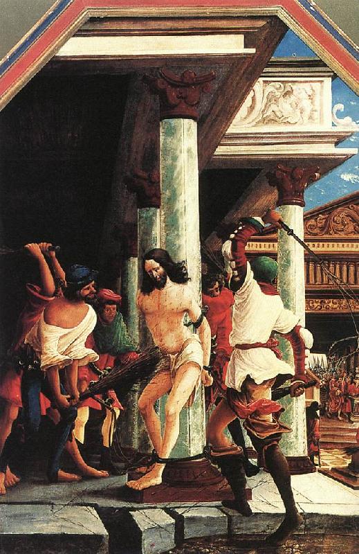 ALTDORFER, Albrecht The Flagellation of Christ  kjlkljk France oil painting art